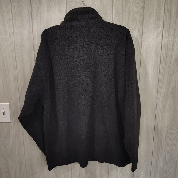 Men's Footlocker 1/4 Zip Mock Neck Pullover Black Size 2xl Taiwan Warm Fall - Picture 2 of 7